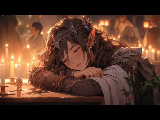 Relaxing Medieval Music - Bard/Tavern Ambience, Relaxing Music, Medieval City at Night