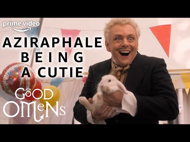 Aziraphale Being A Cutie | Good Omens | Prime Video