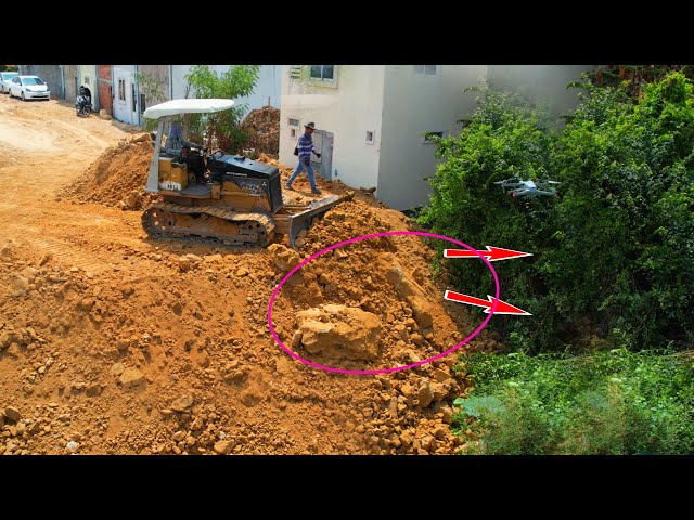 Ep7 Update Project ! Remover The Lake Pour soil around the house by Dozer Push Soil & Truck 5Ton