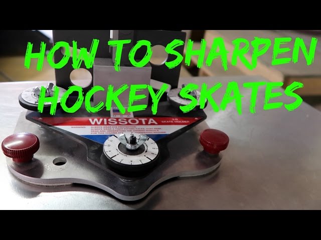 How to Sharpen Hockey Skates - Wissota Skate Sharpener