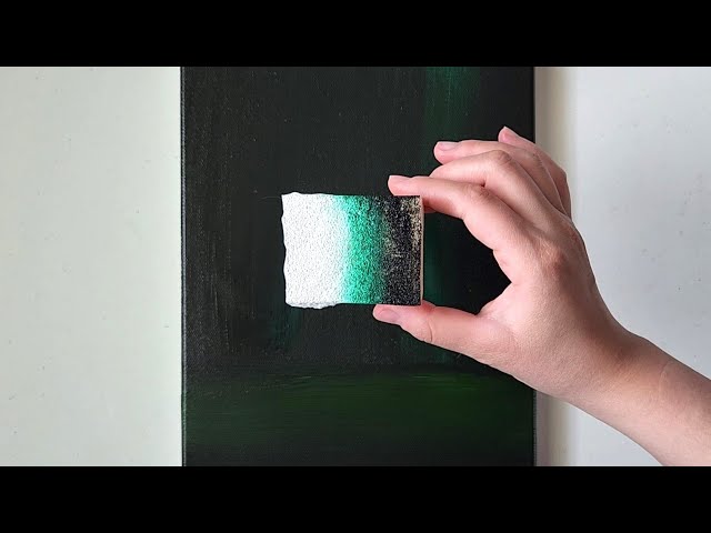 The easiest way to paint a Waterfall / Sponge Technique