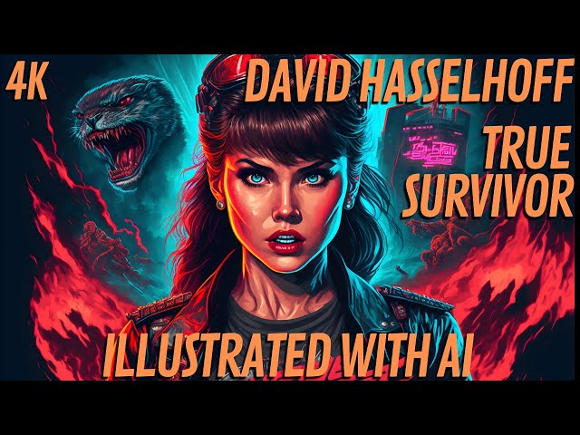 David Hasselhoff - True Survivor, but every line is an AI generated image (4K)