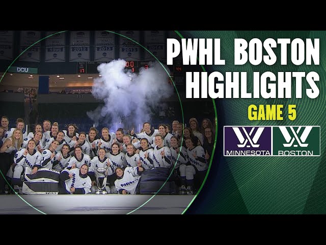 PWHL Finals Highlights: First Walter Cup Winners Emerge From Boston vs. Minnesota Game 5