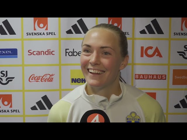 Magdalena Eriksson Post-Match | England 1-1 Sweden | Euro Qualifiers 2025