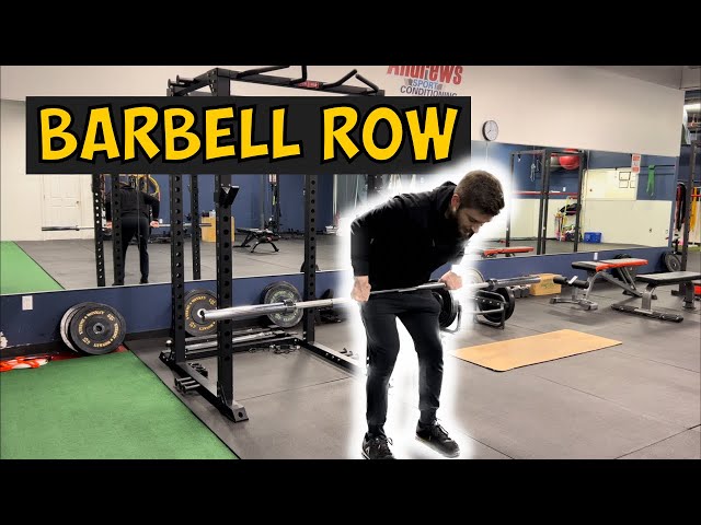 How to do the Barbell Row Exercise | 2 Minute Tutorials