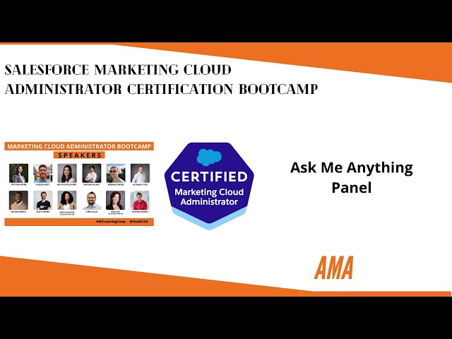 Marketing Cloud Administrator Bootcamp Ask Me Anything
