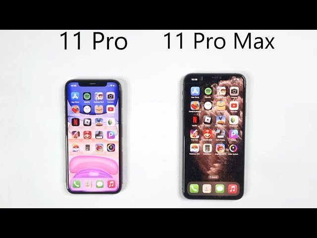 iPhone 11 Pro vs 11 Pro Max - SPEED TEST in 2024