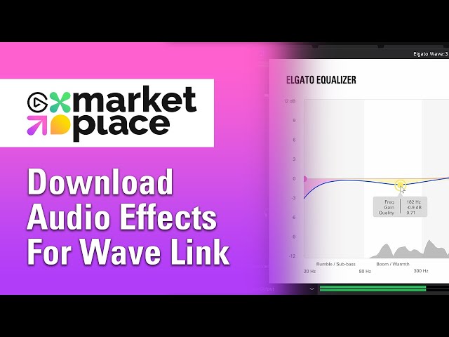 How to Install Wave Link Audio Effects From Elgato Marketplace