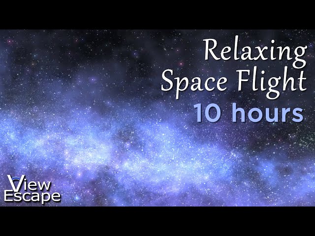 Relaxing Sounds of Space Flight across the Galaxy | White Noise | 10 HOURS