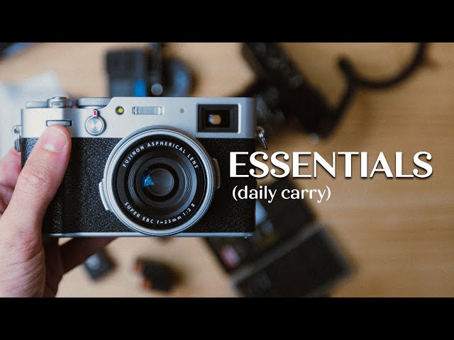 My Daily Street Photography Carry & Essentials