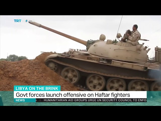 Libya's UN-backed government forces launch attack on Haftar fighters