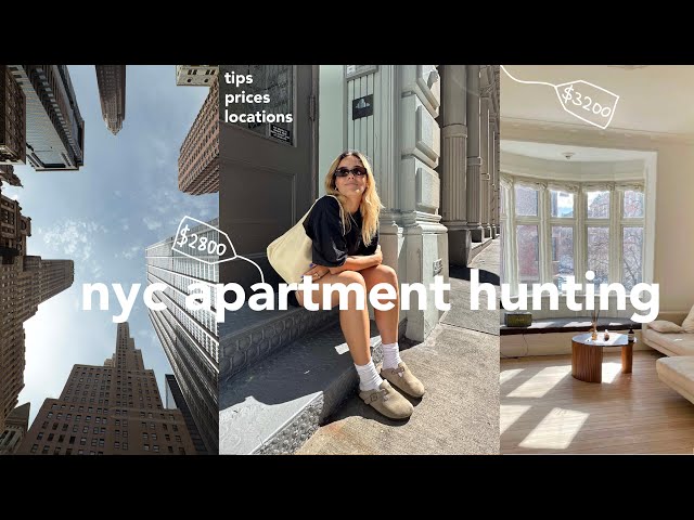 NYC APARTMENT HUNTING | tips, prices & tours!