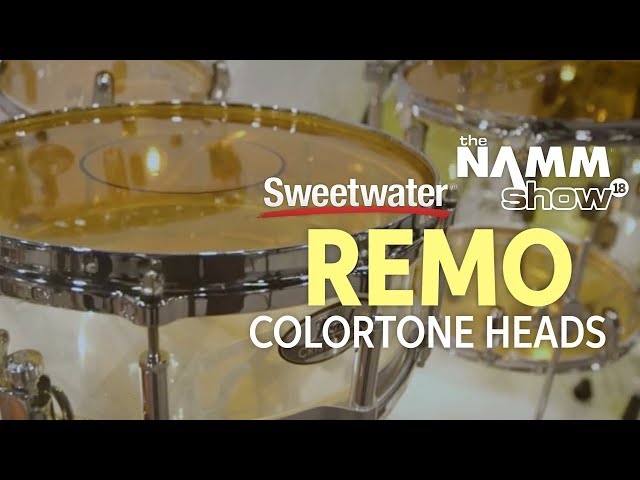 Remo Colortone Heads at Winter NAMM 2018