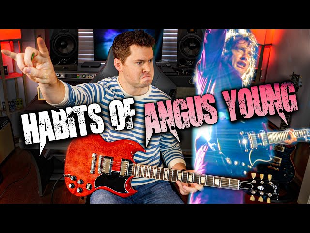 Guitar Habits of Angus Young