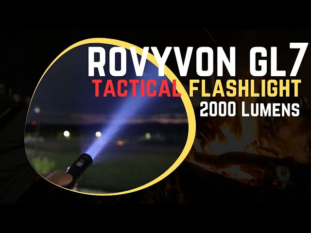 RovyVon GL7 tactical flashlight AND A Giveaway!