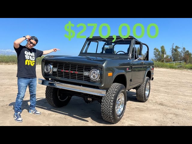 Is this restored 1971 ￼Ford Bronco worth $270,000?