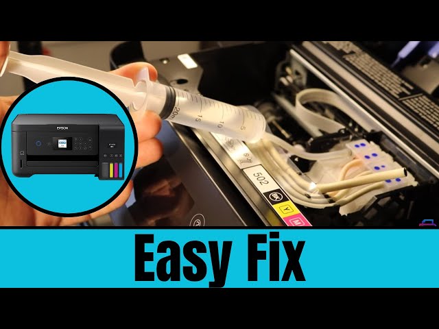 Epson ET 2750 - How To Clean Printhead - Printer Error Solved