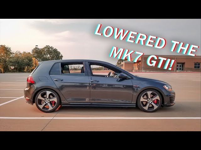 An Easy Way to Lower a Mk7 GTI - H&R Springs