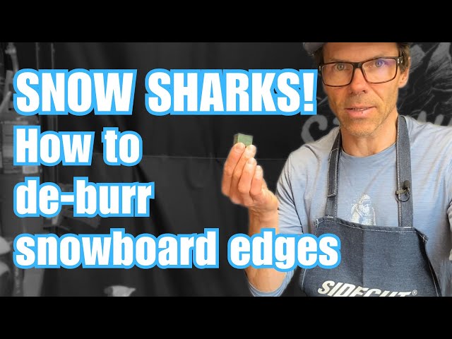 How To Remove Burrs/Rock Damage From Your Snowboard Edges