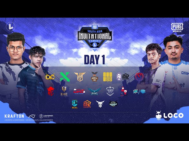 [BANGLA] LIDOMA SOUTH ASIA INVITATIONAL SERIES #2 | PUBG MOBILE | DAY 1 #A1 #DRS #SG #GSM #T2K #SITM