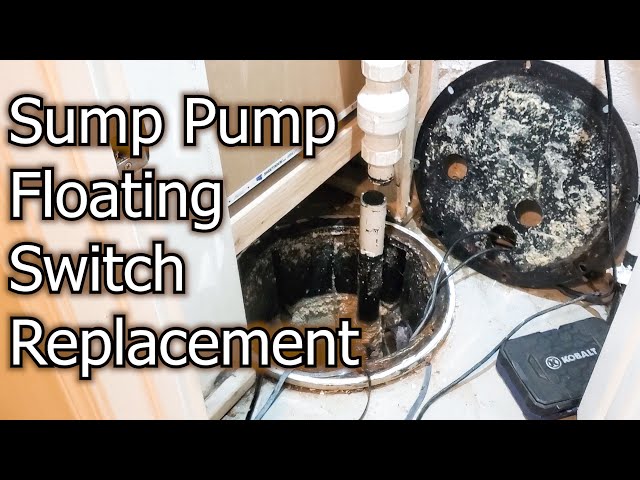 Sewer Sump Pump Floating Switch Replacement