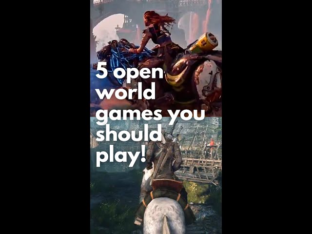 4 Open World Games You NEED to Play Now! #deathstranding #witcher