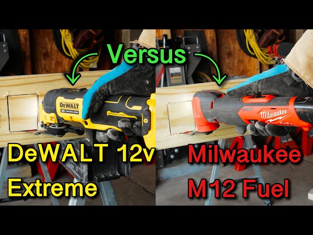 DeWALT 12v Extreme verses Milwaukee M12 Fuel multi tools