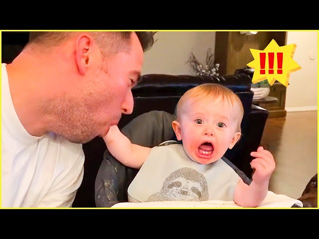 99 Funniest ACTIONS Of Baby And Dad || Peachy Vines