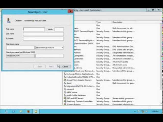 Create Mailbox Database  or Create User mail boxes  in exchange server 2013