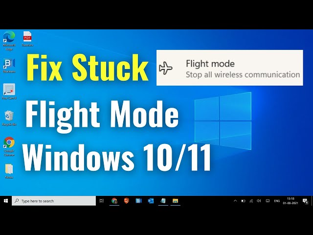 How to Fix Windows 10/11 Stuck in Airplane Mode | How To Fix Windows 10/11 Stuck in Flight Mode