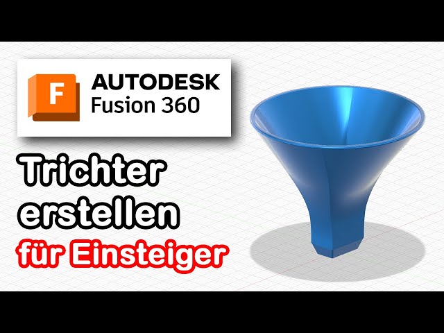 Fusion 360 [deutsch] - Trichter zum Befüllen eines Salzstreuers (Anfänger)
