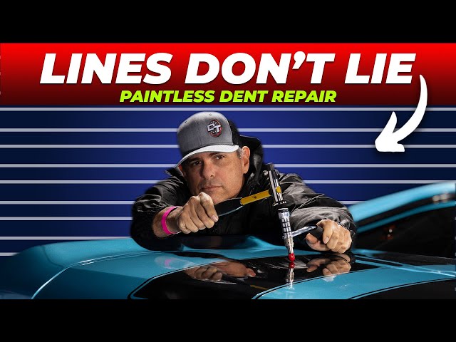 Mastering Paintless Dent Repair: Line Reflection Techniques
