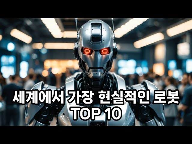 세계에서 가장 현실적인 로봇 TOP 10