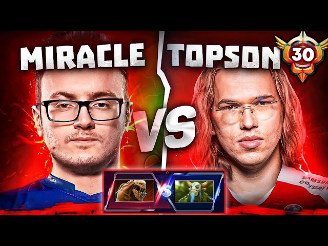Miracle vs Topson: Legends Clash in Ranked! | Dota 2 High MMR Battle