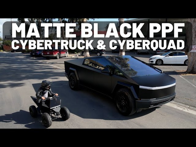 Cybertruck and Cyberquad - Matte Black PPF