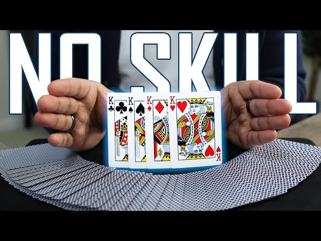 The Self Working Card Trick to Make People Insane!