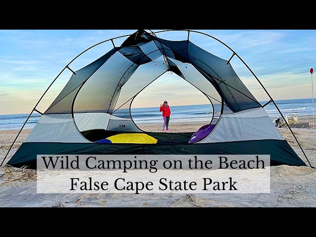 Wild Beach Camping - False Cape State Park, Virginia - Backpacking Trip