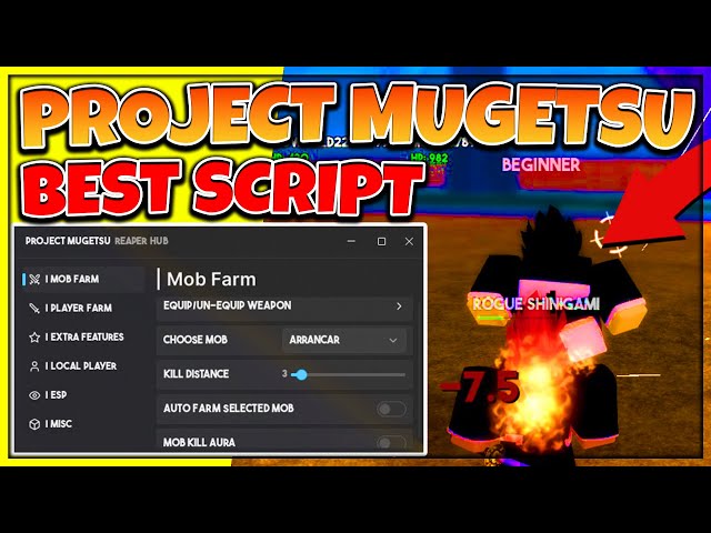 [*UPDATE*] Project Mugetsu/PM Script/Hack (Auto Farm, Kill Aura And More!