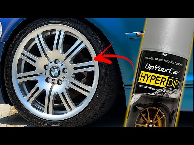 Get the PERFECT Factory Silver Wheel Finish Using Hyper Dip (Color Change OR Repair Yourself)