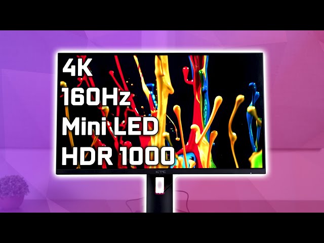 Great 4K HDR Mini LED Gaming Monitor - KTC M27P20P Review