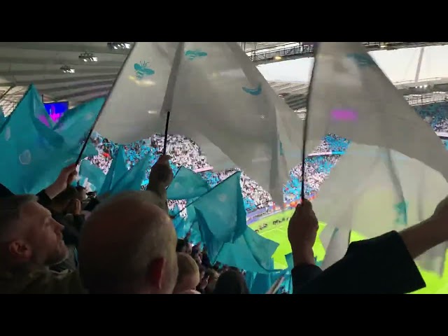 City fans singing “Hey Jude - The Beatles”
