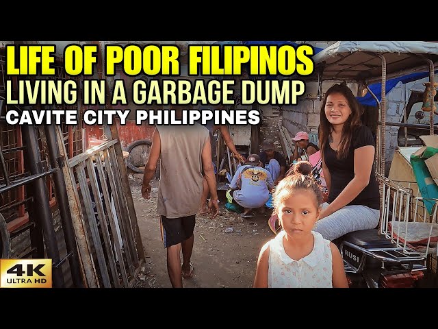 Life of Poor Filipinos Living in a Garbage Dump [4K]