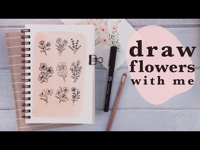 Learn to Draw Flowers | Beginner Friendly Tutorial