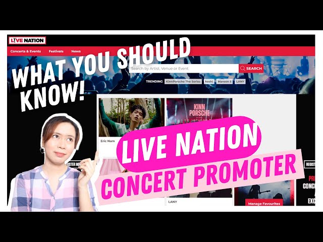 Live Nation Organizer I What to Expect? ? How Ticketing Works?