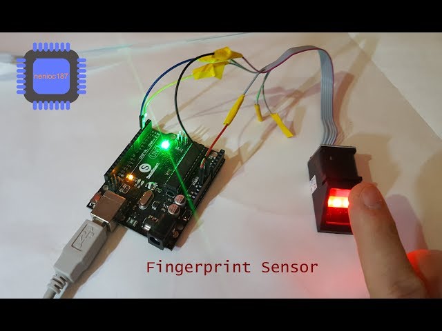 Fingerprint sensor with Arduino and ESP