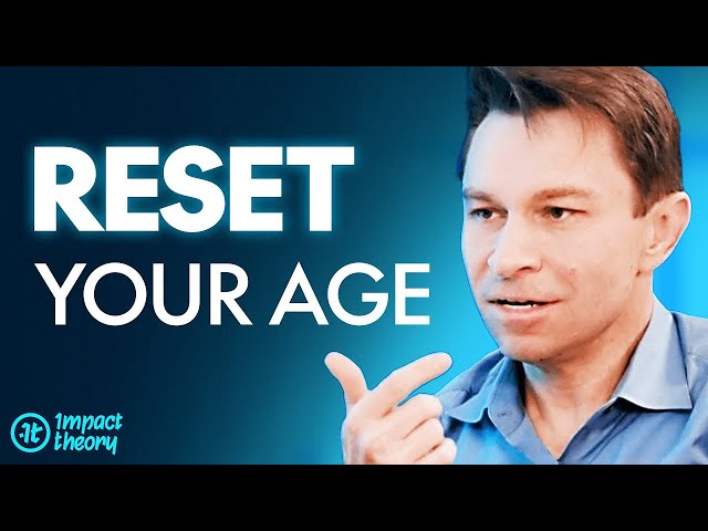 RESET Your Age, LOOK Younger and Live FOREVER (Seriously!) | David Sinclair