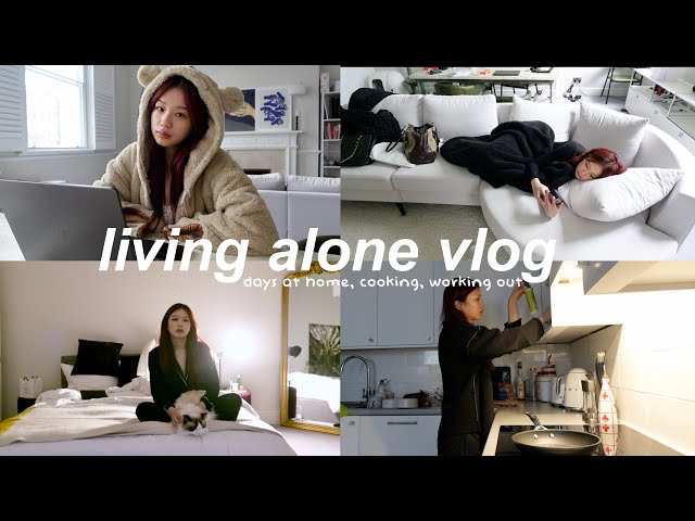 VLOG | self-care days at home, cooking, working out