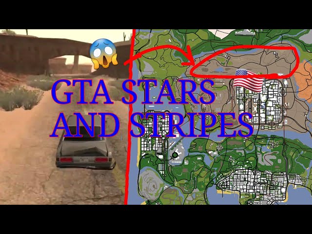 GTA SAN ANDREAS - NEW NORTHERN BONE COUNTY; STARS AND STRIPES Gameplay