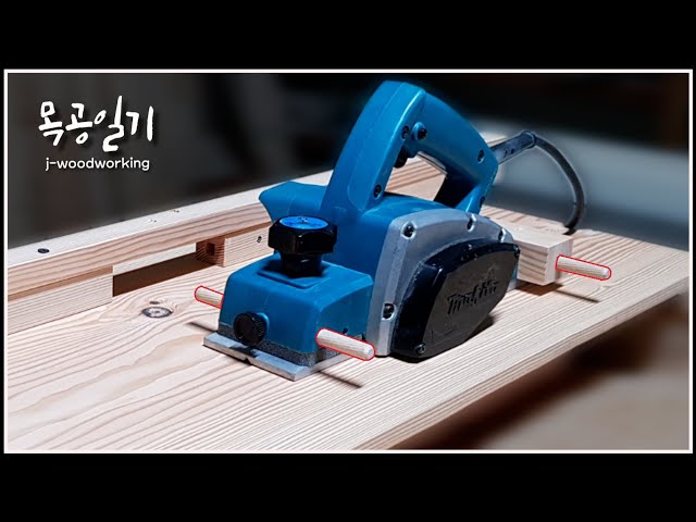 planing wide boards perfectly with electric hand planer / amazing way of planing [woodworking]