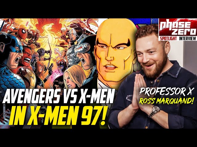 AVENGERS vs X-Men In X-Men '97?! 1on 1 with Marvel Legend Ross Marquand (Professor X, Red Skull)